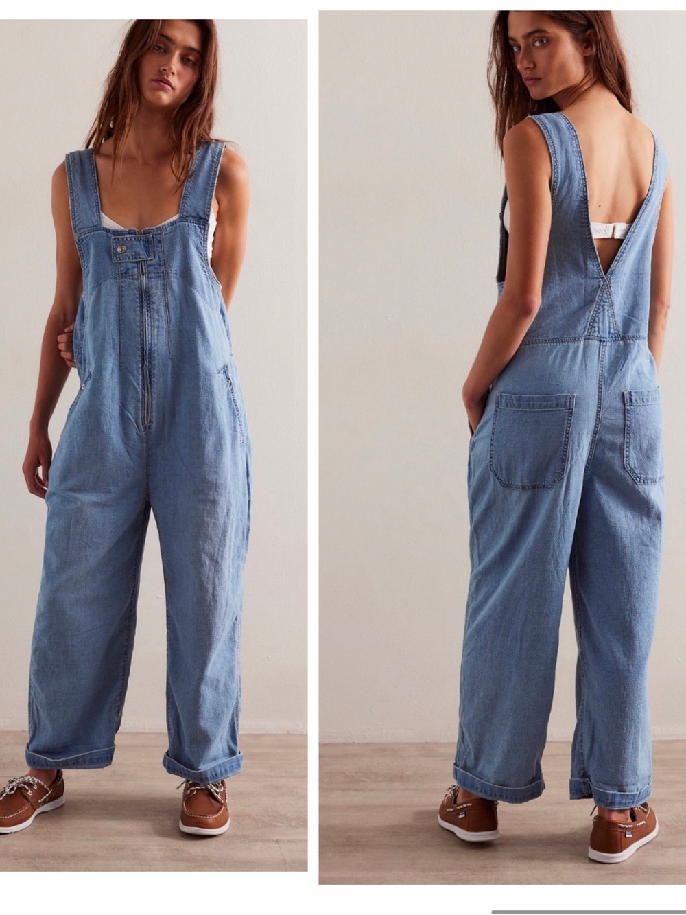 🆕Bnwot Free People Jude Overalls